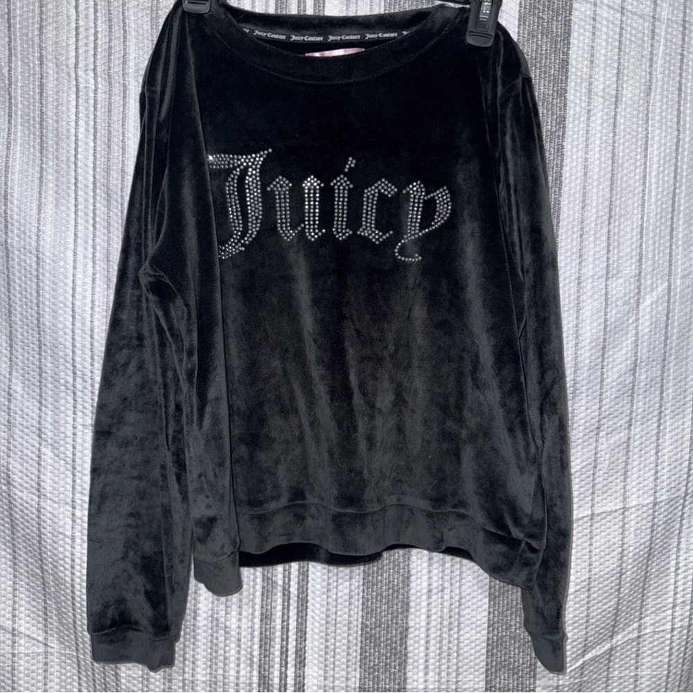 Juicy Couture Black Velvet Top
